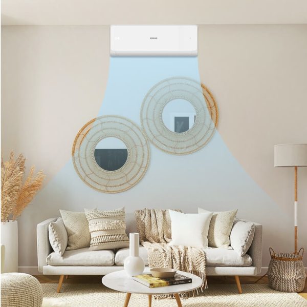 BTU 115V Window-Mounted Air Conditioner with Remote Control White - Gambar 2