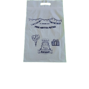 Cetak Sablon Plastik PE Klip Plong